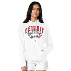Detroit Red Wings G-III 4Her by Carl Banks Women's Filigree Logo Pullover Hoodie – White Hoodies
