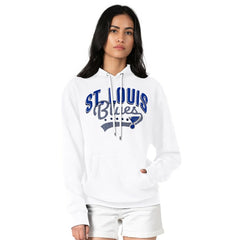 St. Louis Blues G-III 4Her by Carl Banks Women's Filigree Logo Pullover Hoodie – White Hoodies