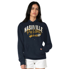 Nashville Predators G-III 4Her by Carl Banks Women's Filigree Logo Pullover Hoodie – Navy Hoodies