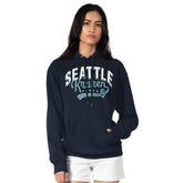 Seattle Kraken G-III 4Her by Carl Banks Women's Filigree Logo Pullover Hoodie – Deep Sea Blue Hoodies