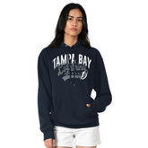 Tampa Bay Lightning G-III 4Her by Carl Banks Women's Filigree Logo Pullover Hoodie – Navy Hoodies