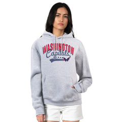 Washington Capitals G-III 4Her by Carl Banks Women's Filigree Logo Pullover Hoodie – Gray Hoodies
