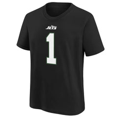 Ahmad Sauce Gardner New York Jets Youth Player Name & Number T-Shirt - Black for sale