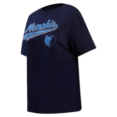 Memphis Grizzlies Pro Standard Women's Script Boyfriend T-Shirt - Navy shop