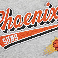 Phoenix Suns Pro Standard Women's Script Tail Cropped Pullover Hoodie - Heather Gray cheap