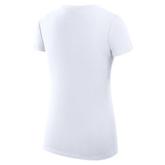 Minnesota Timberwolves G-III 4Her by Carl Banks Women's Super-Slim Fit Lightweight Filigree Logo V-Neck T-Shirt - White cheap