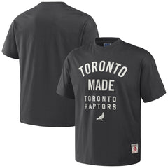 Toronto Raptors NBA x Staple Heavyweight Oversized T-Shirt - Anthracite sale