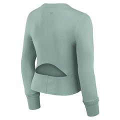 Dallas Cowboys Women's Studio Fitted Long Sleeve Gym Top - Green sale