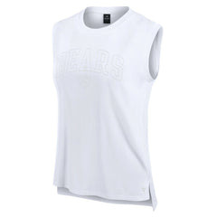 Chicago Bears Women's Studio Gym Tank Top - White online