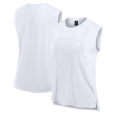 Cincinnati Bengals Women's Studio Gym Tank Top - White cheap