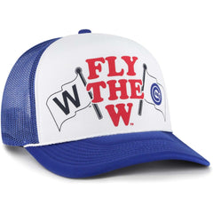 Chicago Cubs Retro Region Foam Trucker Adjustable Hat Royal