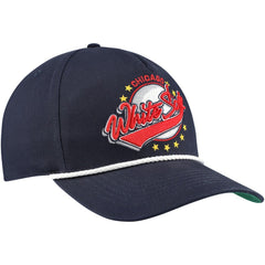 Chicago White Sox Wax Pack Collection Premier Hitch Adjustable Hat Navy