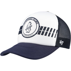 Chicago Cubs Cooperstown Collection Wax Pack Express Trucker Adjustable Hat White/Navy