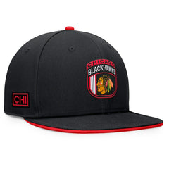 Chicago Blackhawks Fanatics 2024 NHL Draft Snapback Hat - Black Hats