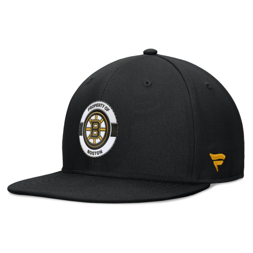 Boston Bruins Fanatics Authentic Pro Training Camp Snapback Hat - Black Hats