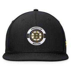 Boston Bruins Fanatics Authentic Pro Training Camp Snapback Hat - Black Hats