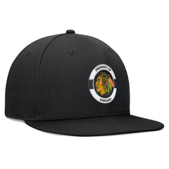 Chicago Blackhawks Fanatics Authentic Pro Training Camp Snapback Hat - Black Hats