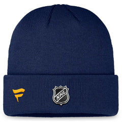 St. Louis Blues Fanatics Authentic Pro Training Camp Cuffed Knit Hat - Navy Hats