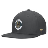 Vegas Golden Knights Fanatics Authentic Pro Training Camp Snapback Hat - Charcoal Hats