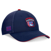 New York Rangers Fanatics 2024 NHL Draft On Stage Trucker Adjustable Hat - Navy Hats