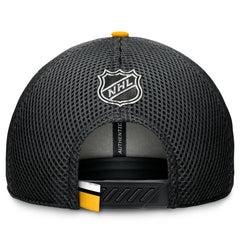 Pittsburgh Penguins Fanatics 2024 NHL Draft On Stage Trucker Adjustable Hat - Black Hats