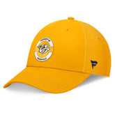 Nashville Predators Fanatics Authentic Pro Training Camp Flex Hat - Gold Hats