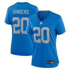 Barry Sanders Detroit Lions Women's Alternate Game Jersey - Blue outlet