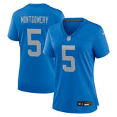 David Montgomery Detroit Lions Women's Alternate Game Jersey - Blue cheap