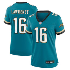 Trevor Lawrence Jacksonville Jaguars Women's Prowler Throwback Game Jersey - Teal sale