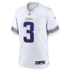 Jordan Addison Minnesota Vikings Alternate Game Player Jersey - White sale