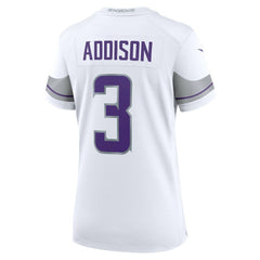Jordan Addison Minnesota Vikings Women's Alternate Game Player Jersey - White cheap