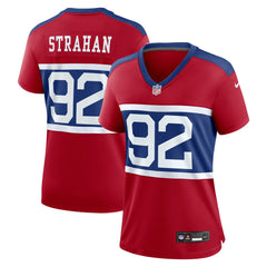 Michael Strahan New York Giants Women's Alternate Retired Player Game Jersey - Century Red cheap