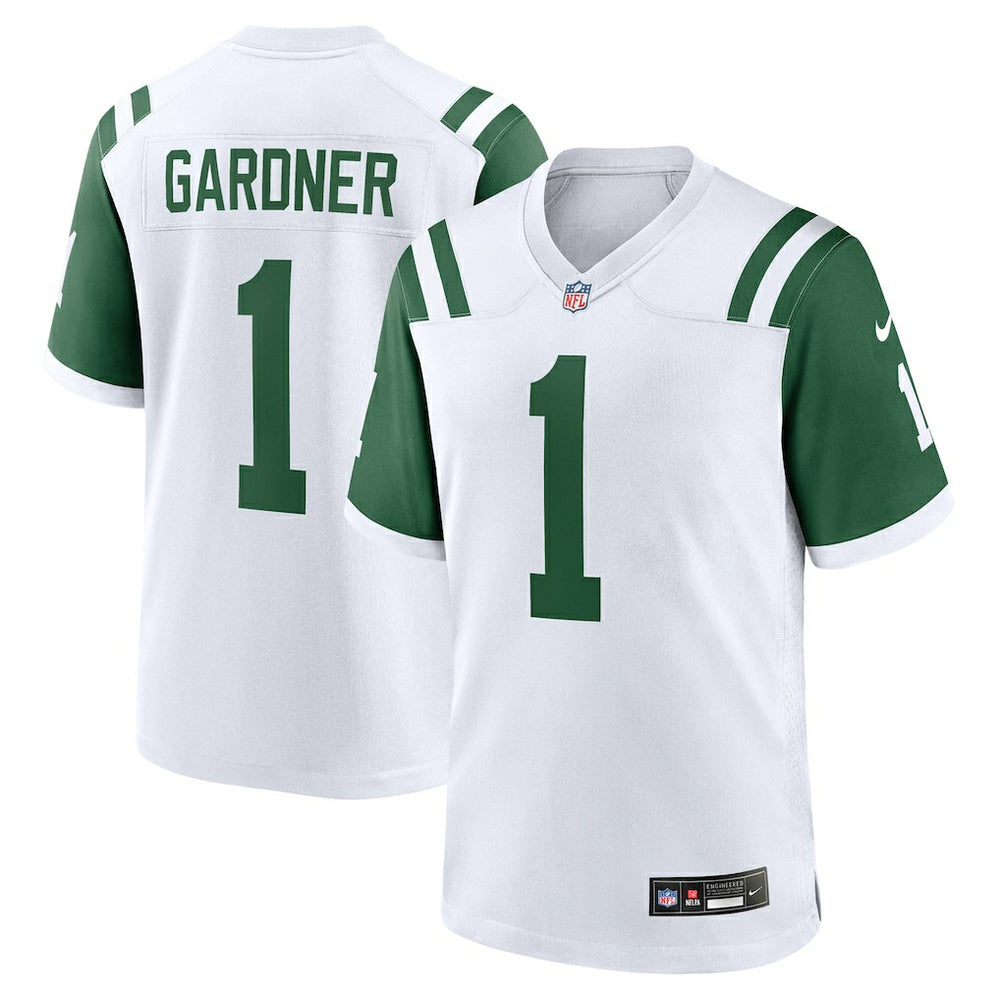 Ahmad Sauce Gardner New York Jets Classic Alternate Game Jersey - White discount