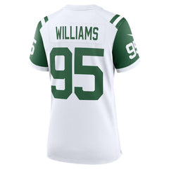 Quinnen Williams New York Jets Women's Classic Alternate Game Jersey - White for sale