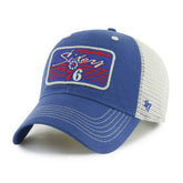 Philadelphia 76ers '47 Five Point Patch Clean Up Adjustable Hat - Royal cheap