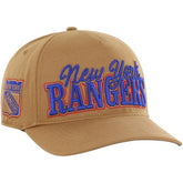 New York Rangers '47 Barnes Hitch Adjustable Hat - Tan Hats