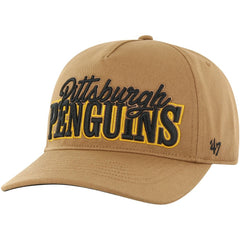 Pittsburgh Penguins '47 Barnes Hitch Adjustable Hat - Tan Hats
