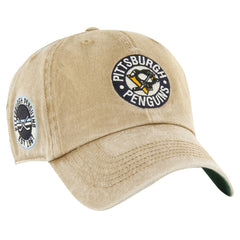 Pittsburgh Penguins '47 Earldor Clean Up Adjustable Hat - Khaki Hats