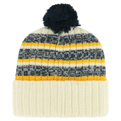 Nashville Predators '47 Tavern Cuffed Knit Hat with Pom - Cream Hats