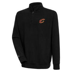 Cleveland Cavaliers Antigua Victory Quarter-Zip Pullover Top sale - Black online