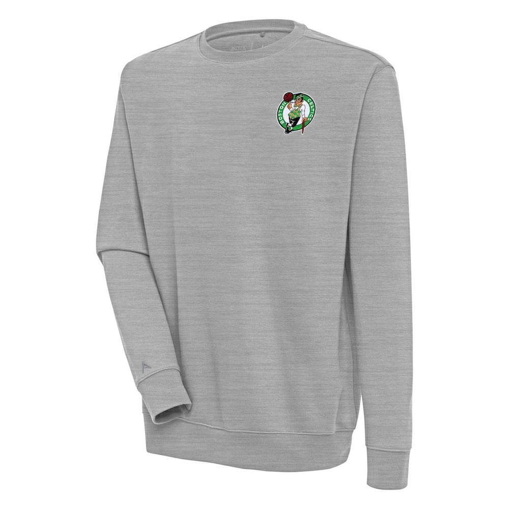 Boston Celtics Antigua Victory Pullover Sweatshirt - Heather Gray shop