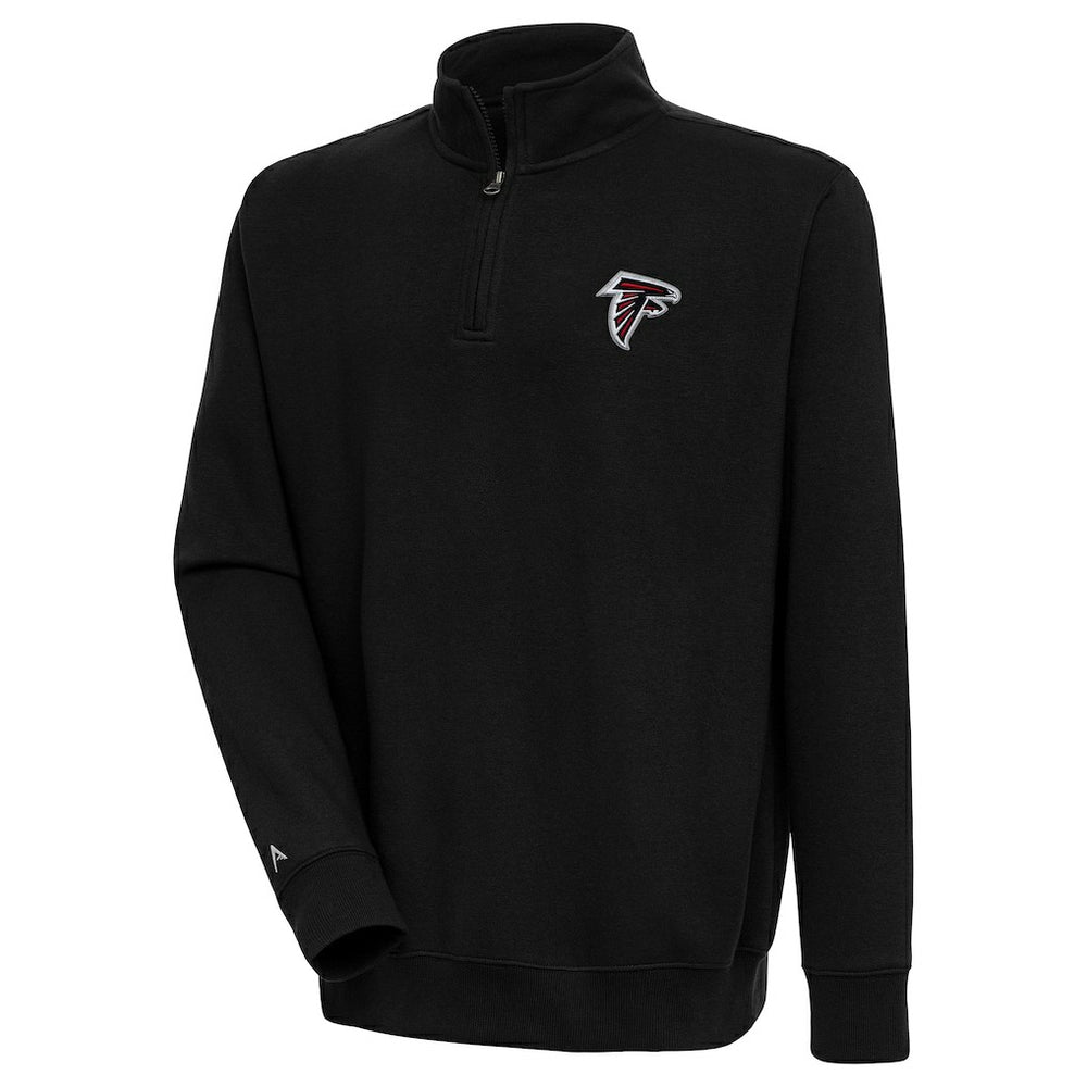 Atlanta Falcons Antigua Victory Quarter-Zip Pullover Top - Black discount