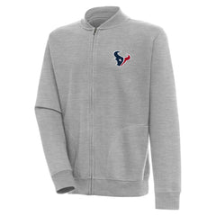Houston Texans Antigua Victory Full-Zip Jacket - Heather Gray on sale
