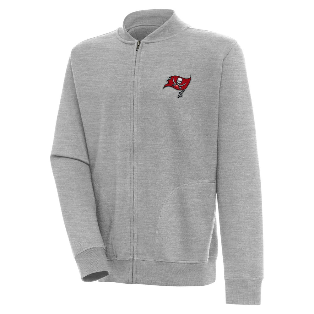 Tampa Bay Buccaneers Antigua Victory Full-Zip Jacket - Heather Gray outlet