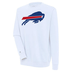 Buffalo Bills Antigua Victory Pullover Sweatshirt - White on sale