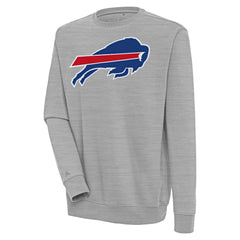Buffalo Bills Antigua Victory Pullover Sweatshirt - Heather Gray discount