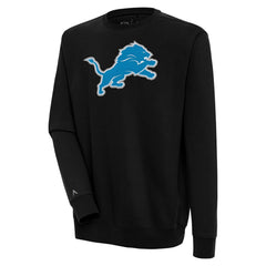 Detroit Lions Antigua Victory Pullover Sweatshirt - Black cheap