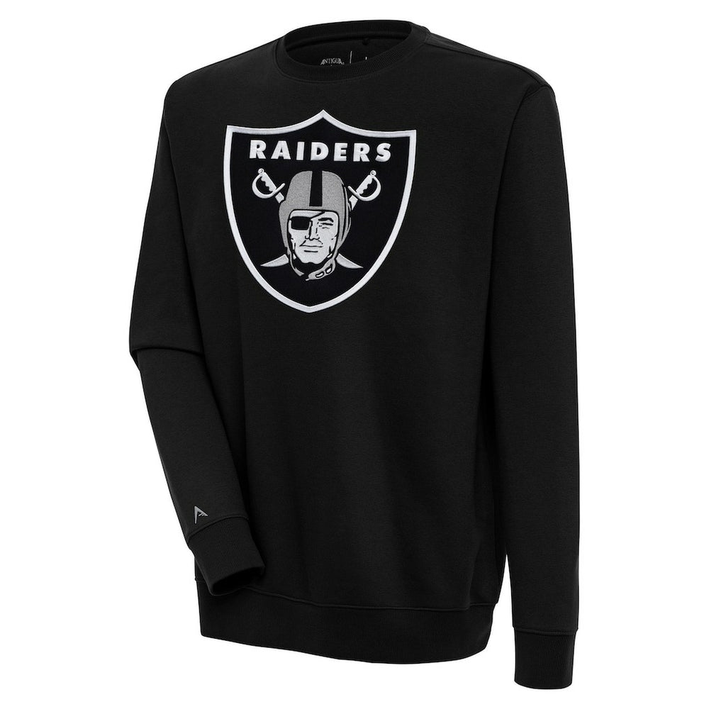 Las Vegas Raiders Antigua Victory Pullover Sweatshirt - Black outlet