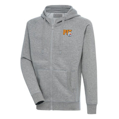 Pittsburgh Steelers Antigua Victory Full-Zip Hoodie - Heather Gray online