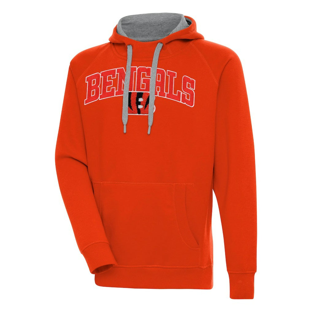 Cincinnati Bengals Antigua Victory Pullover Hoodie - Orange for sale